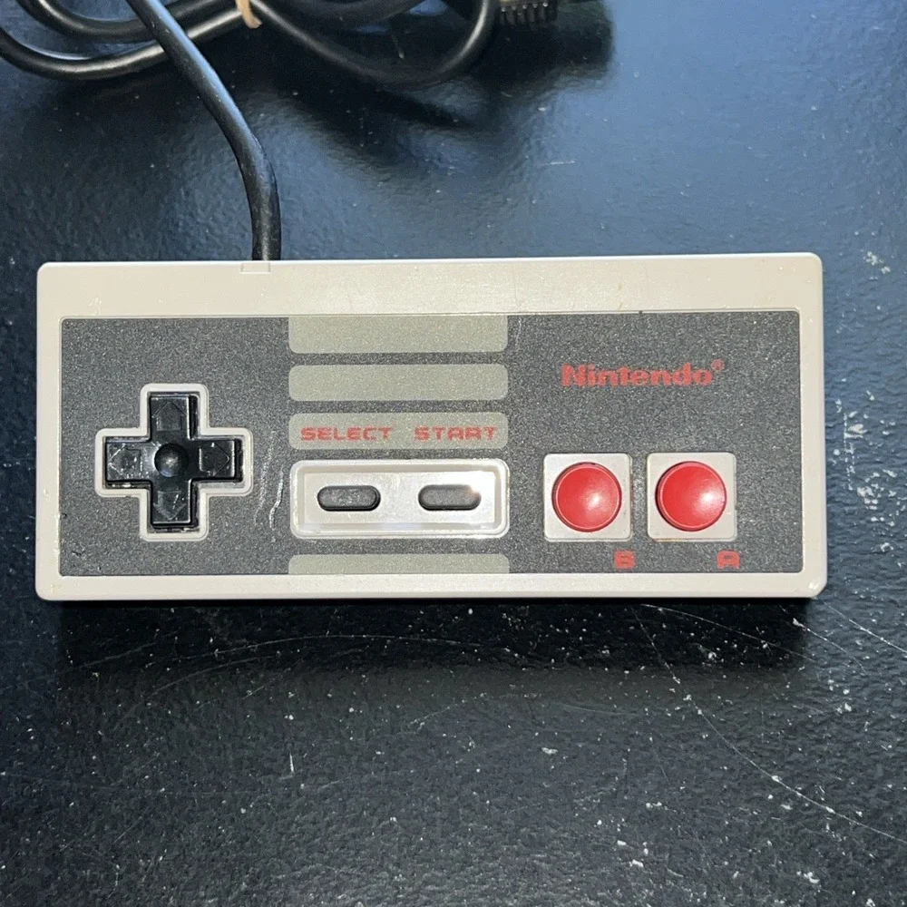 Vtg Original Nintendo Brand NES Controller OEM Official Tested Works  NES-004